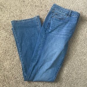 Women’s D.jeans Boot Cut Slight Flare Stretch Denim Blue Jeans Size 12